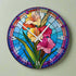 Gladiolus Suncatcher Effect Clock